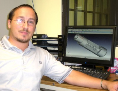 CNC Programmer Jeff Geronsin.